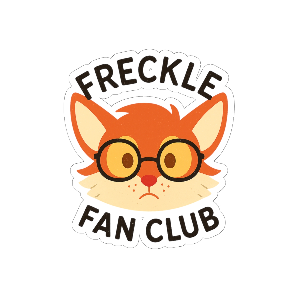 Lackadaisy Freckle Fan Club Cute Sticker | Vinyl Decal