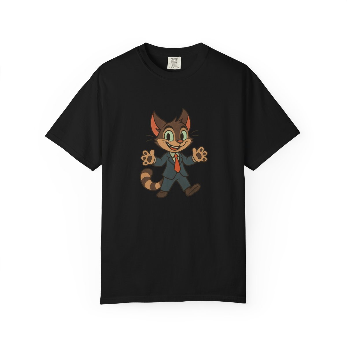 Lackadaisy Rocky Feline Fiddler T-Shirt