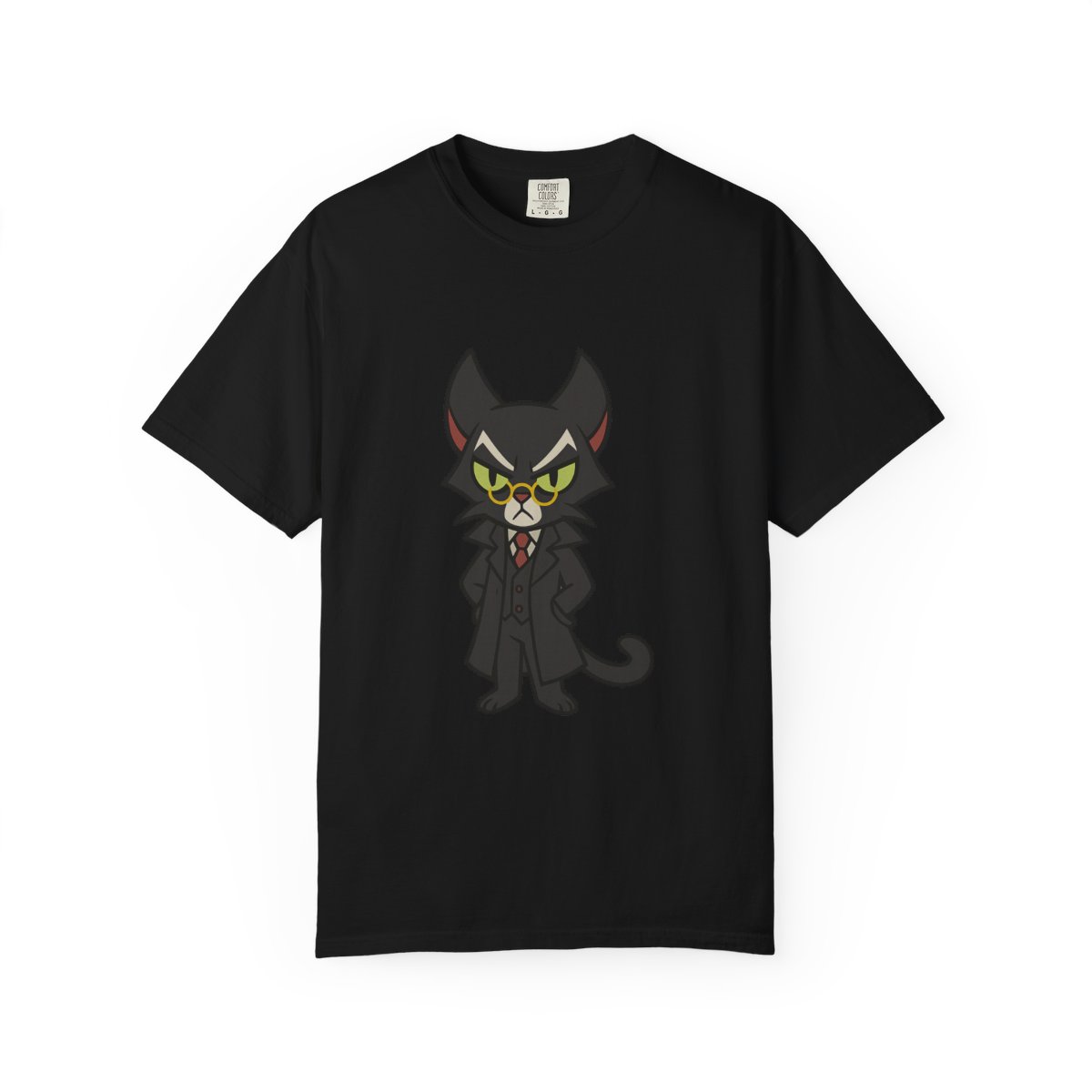 Lackadaisy Mordecai Heller Sharp-Dressed Cat T-Shirt