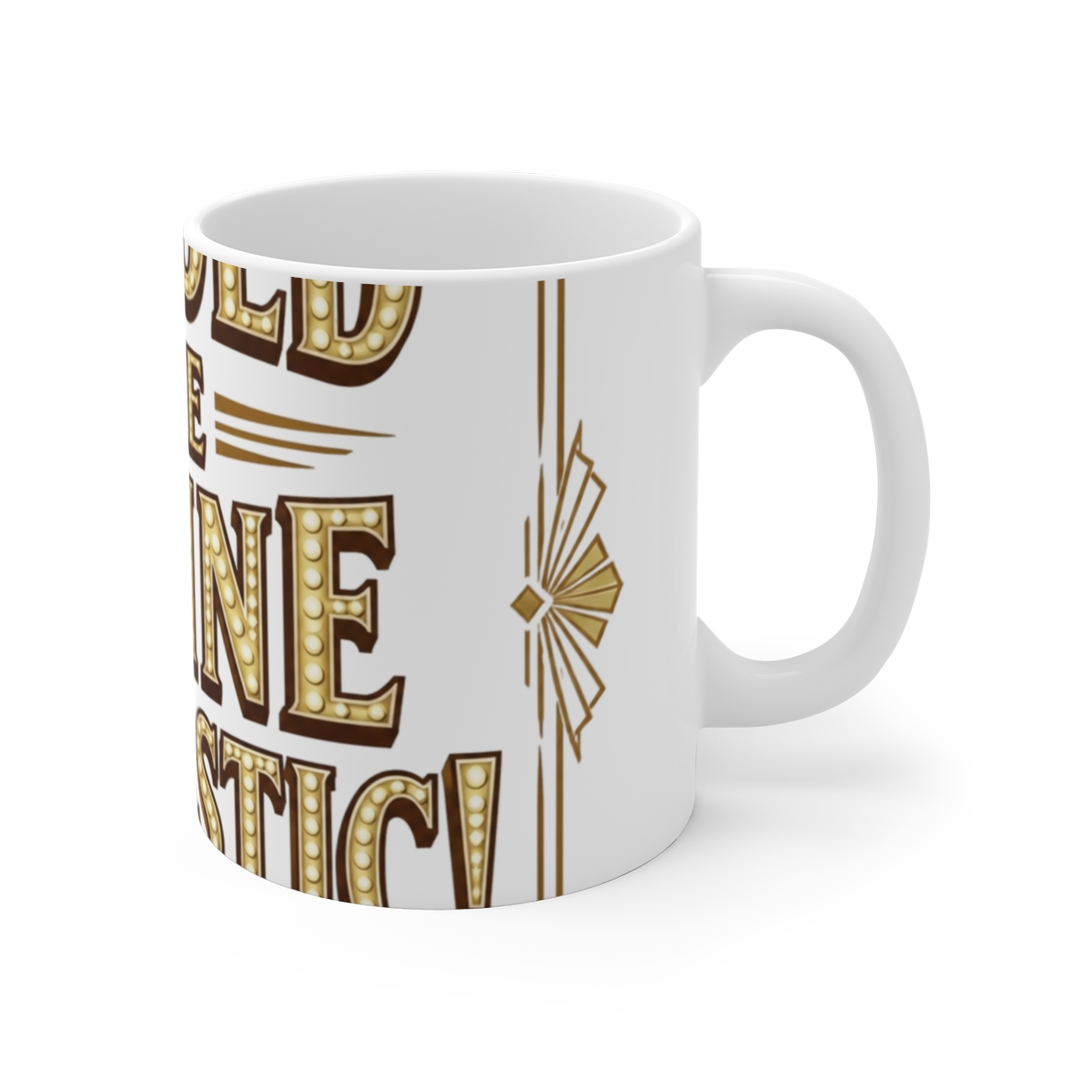 Lackadaisy "Behold the Feline Fantastic!" White Mug