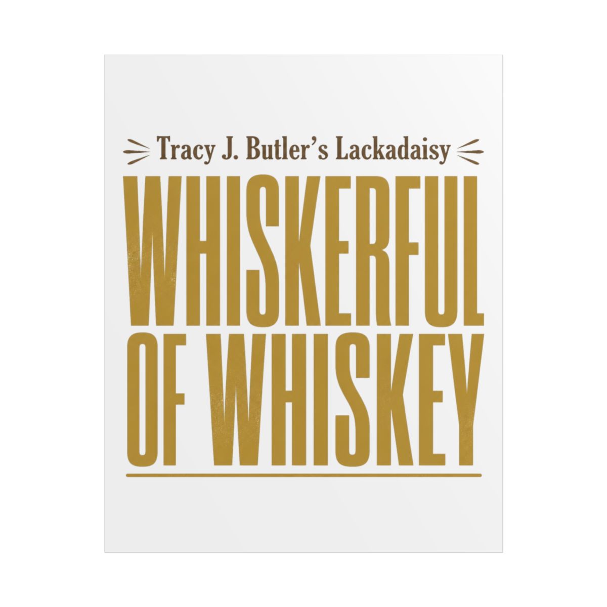 Lackadaisy "Whiskerful of Whiskey" Poster
