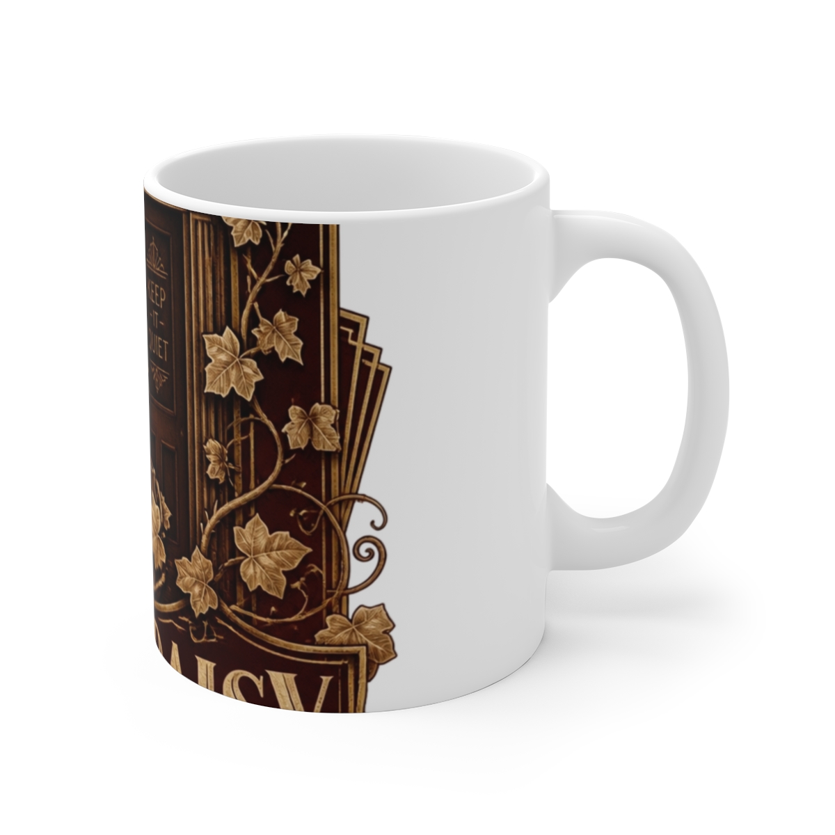 Lackadaisy "Lackadaisy Bootleggin" White Mug