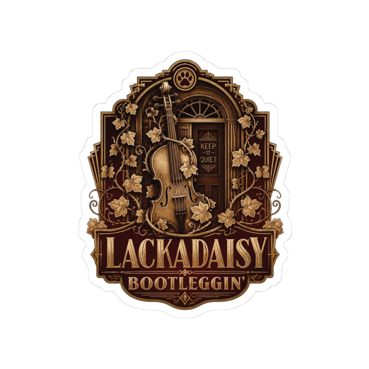 Lackadaisy "Lackadaisy Bootleggin" Sticker