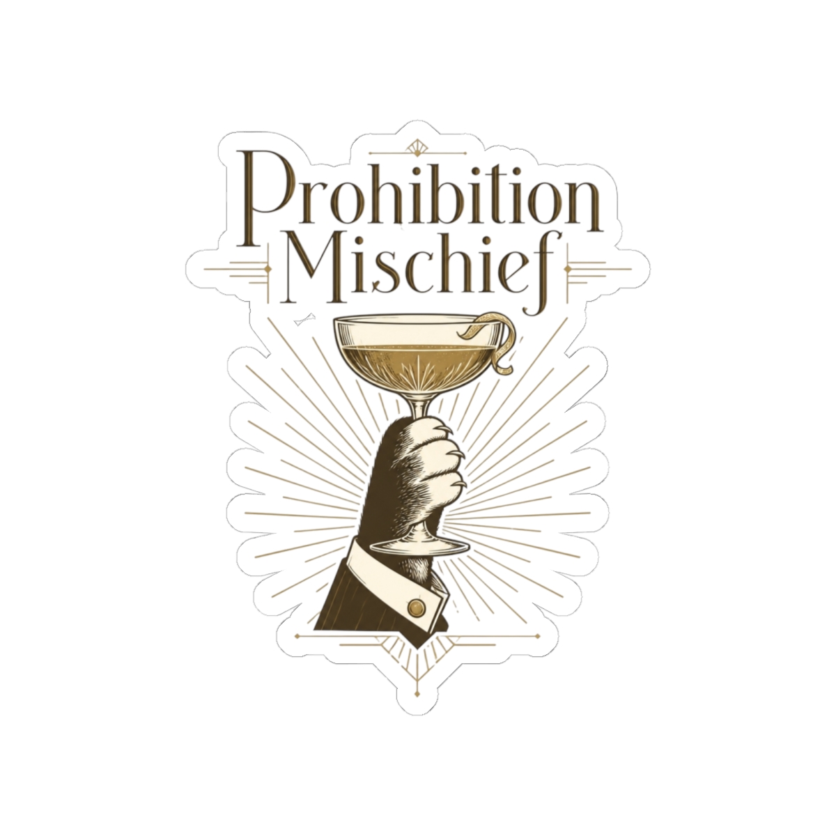Lackadaisy "Prohibition Mischief" Sticker