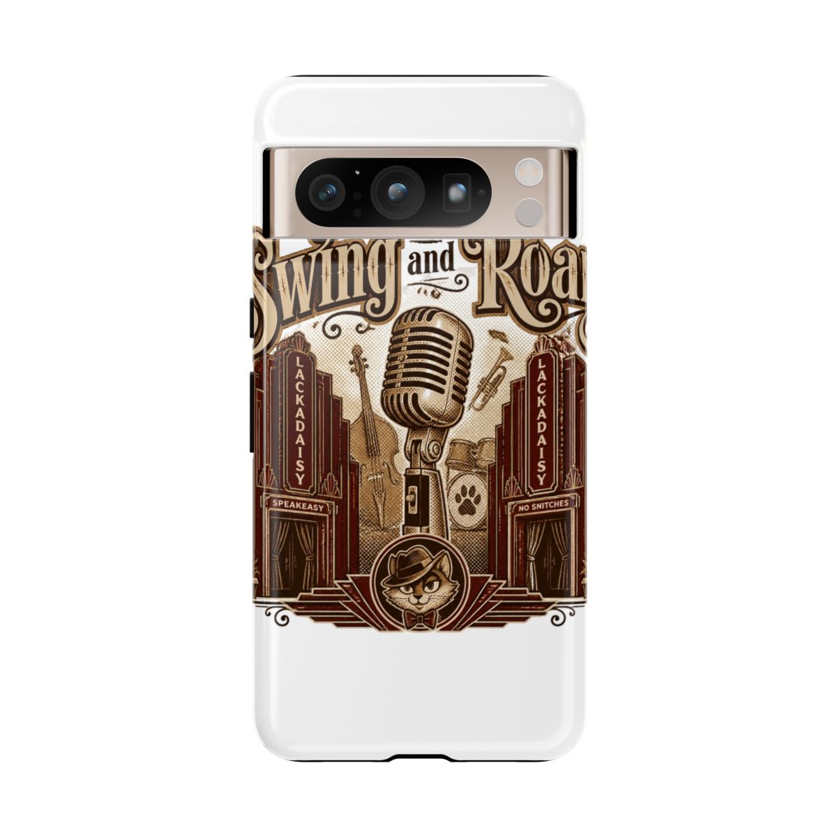 Lackadaisy "Swing and Roar" Phone Case