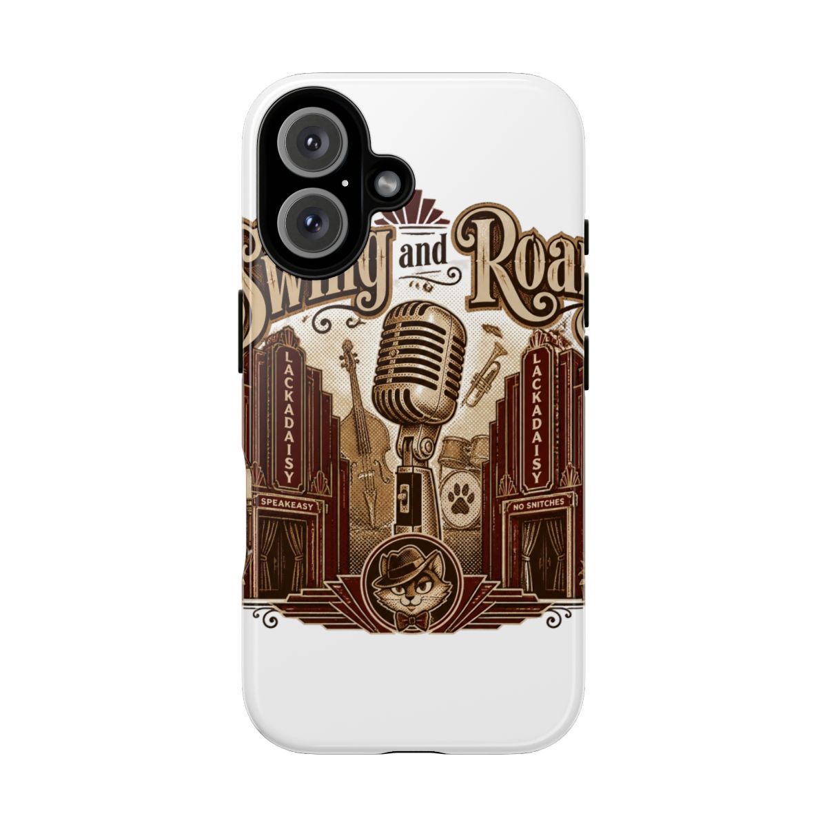 Lackadaisy "Swing and Roar" Phone Case